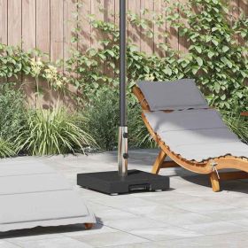 Parasol Base Black 41 x 41 x 37 cm Granite